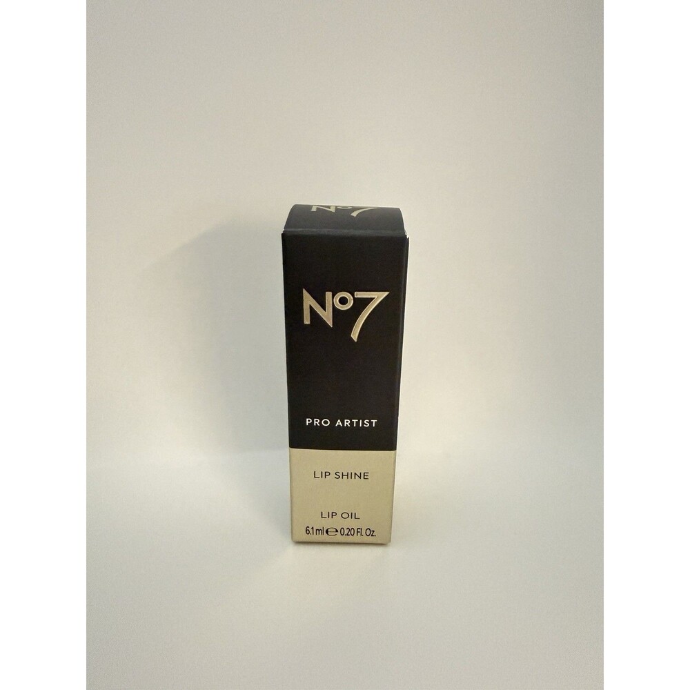 No7 Lip Shine Lip Oil Clear Glaze 6.1ml NEW Glossy Hydrating Lip Care
